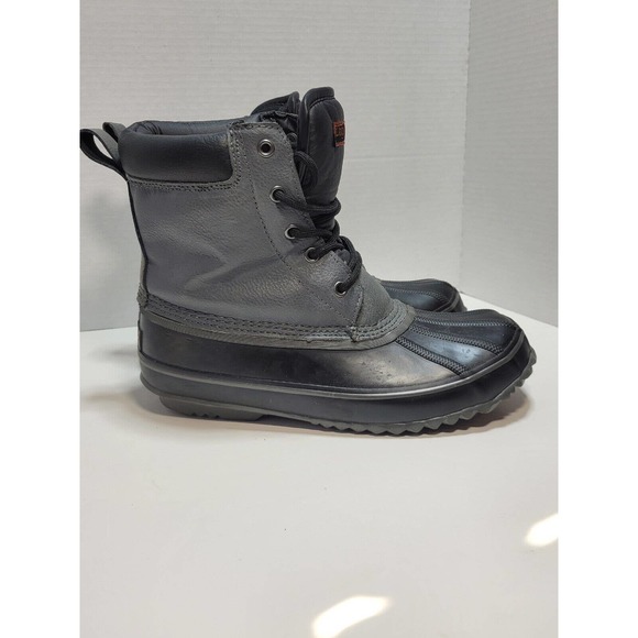 London Fog Ashford Waterproof Shell 3M Duck Boots Grey PG5510 Mens Size 8 M - Picture 4 of 11